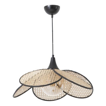 Pendelleuchte FUME 1xE27/40W/230V Ø 45 cm schwarz/beige
