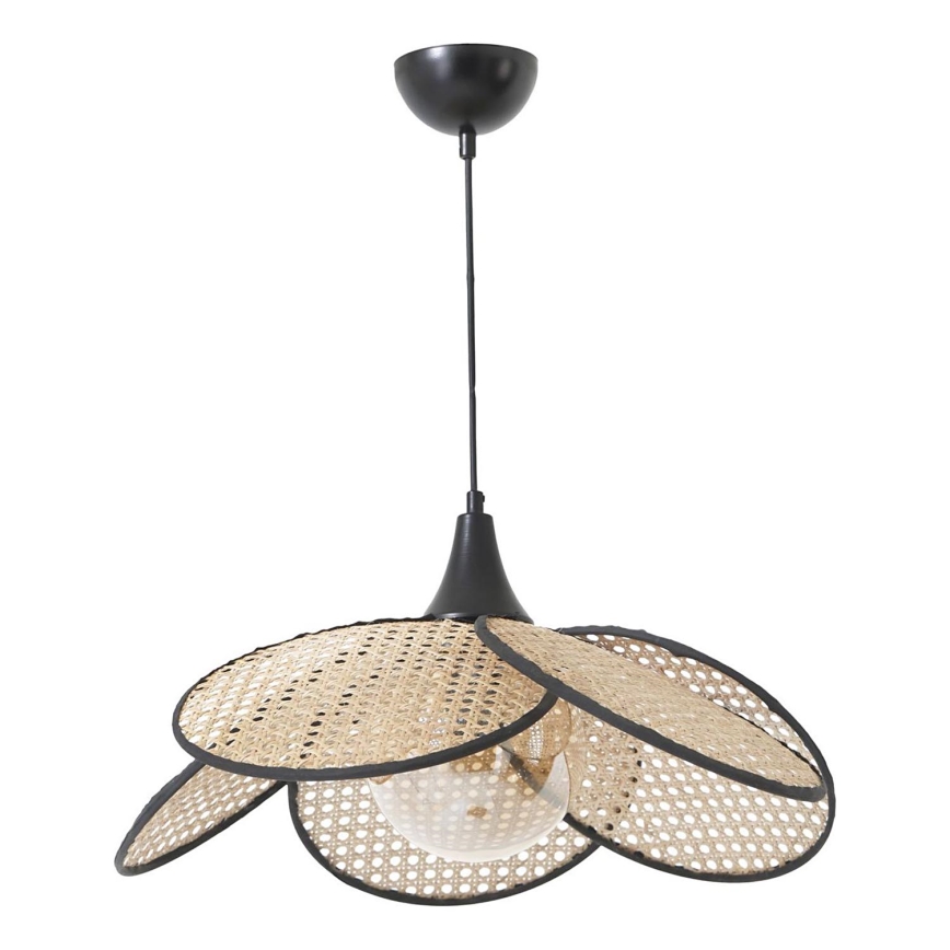 Pendelleuchte FUME 1xE27/40W/230V Ø 45 cm schwarz/beige