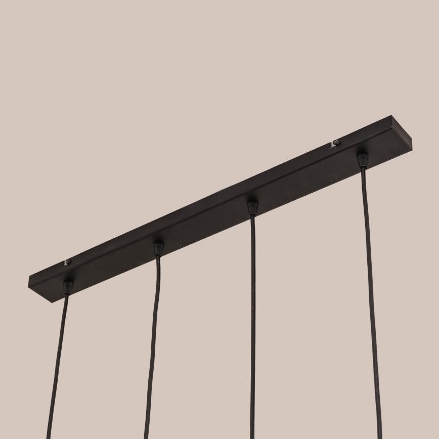 Pendelleuchte GAMBIT 4xGU10/10W/230V schwarz