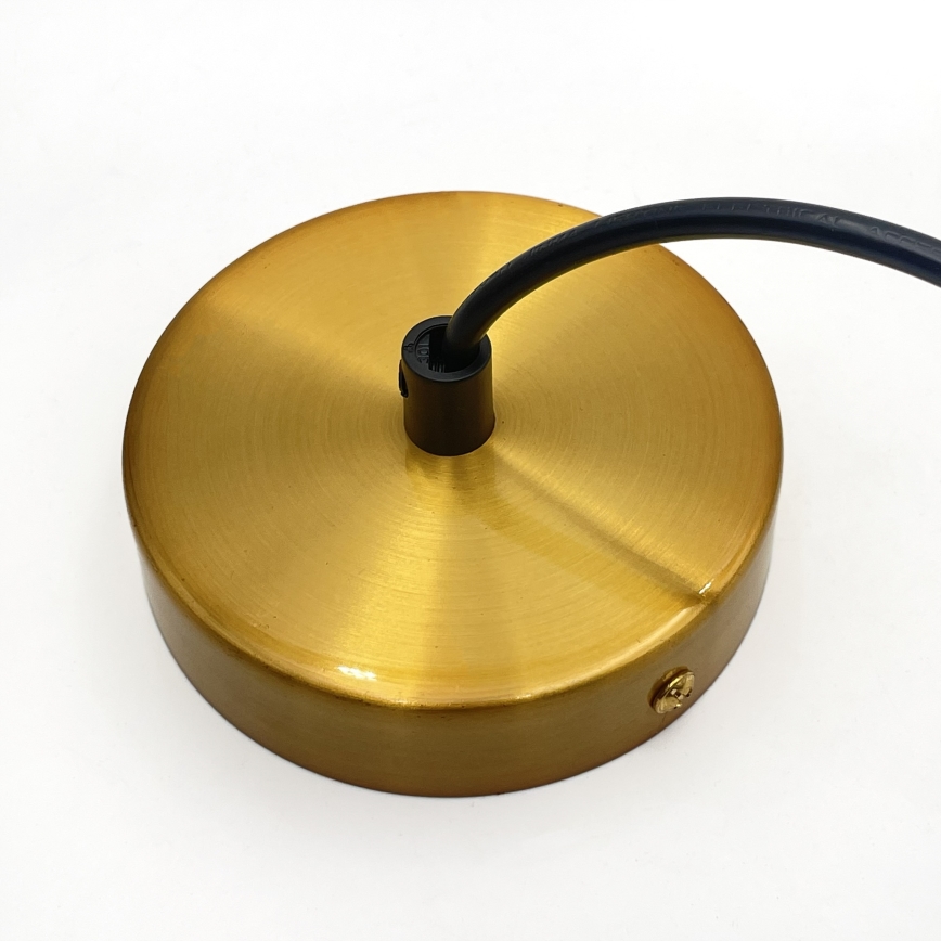 Pendelleuchte HECTOR 1xE27/15W/230V weiß/messing Ø 25 cm