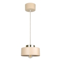 Pendelleuchte IGNIA 1xE27/60W/230V, Beige/Gold