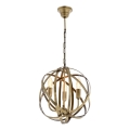 Pendelleuchte IRONBALL 3xE27/40W/230V gold
