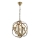Pendelleuchte IRONBALL 3xE27/40W/230V gold
