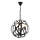 Pendelleuchte IRONBALL 3xE27/40W/230V schwarz