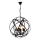 Pendelleuchte IRONBALL 6xE27/40W/230V schwarz