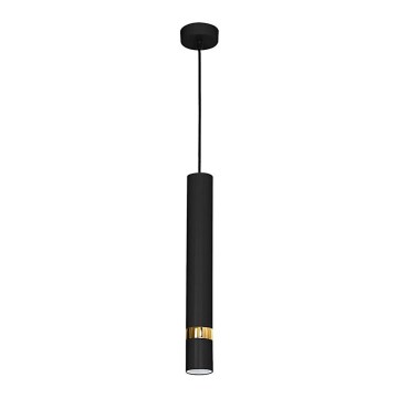 Pendelleuchte JOKER an Kabel 1xGU10/25W/230V, schwarz/gold