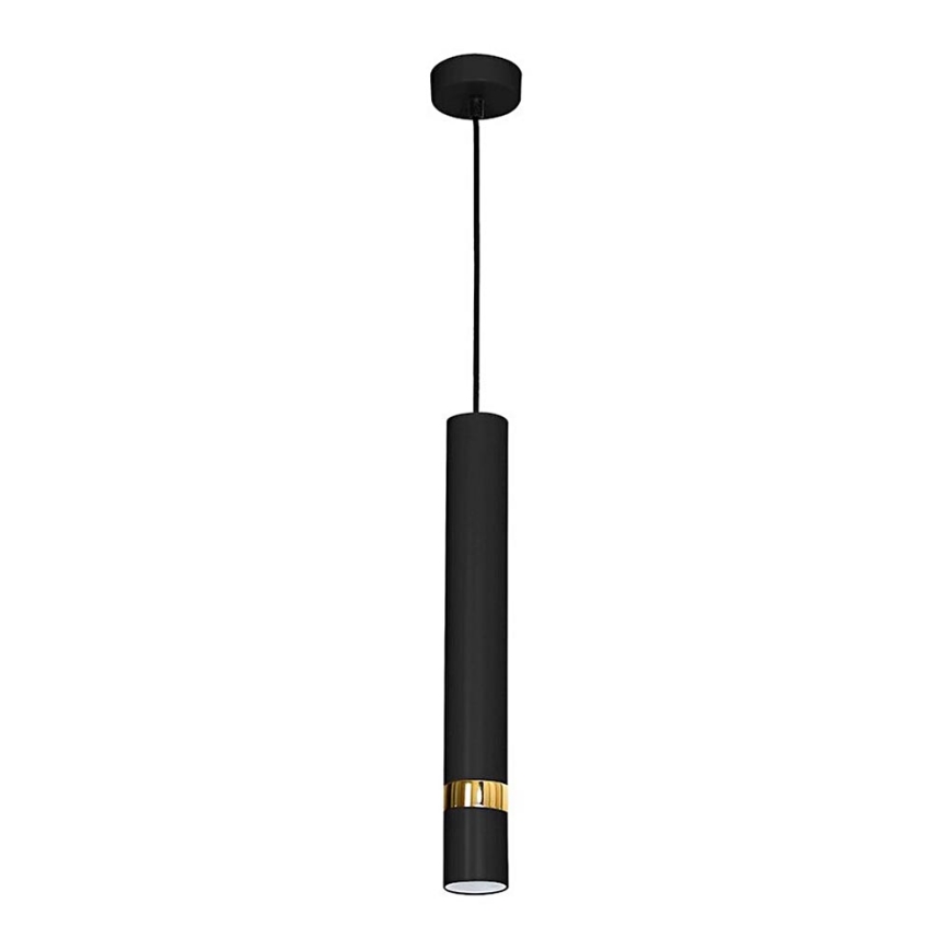 Pendelleuchte JOKER an Kabel 1xGU10/25W/230V, schwarz/gold