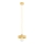 Pendelleuchte LARSO mit Kabel 1xE27/15W/230V gelb/beige