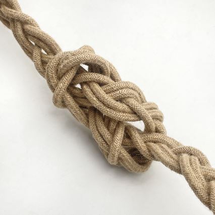 Pendelleuchte LOOMIS mit Kabelaufhängung 5xE27/15W/230V 83 cm beige/Eiche