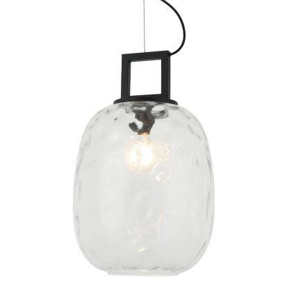 Pendelleuchte LUCY an Kabel, 1xE27/40W/230V, schwarz