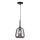 Pendelleuchte MAEVA mit Kabel 1xE27/40W/230V rauchschwarz/schwarz