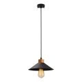 Pendelleuchte MANAVGAT 1xE27/40W/230V Schwarz/Braun
