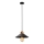 Pendelleuchte MANAVGAT 1xE27/40W/230V Schwarz/Braun