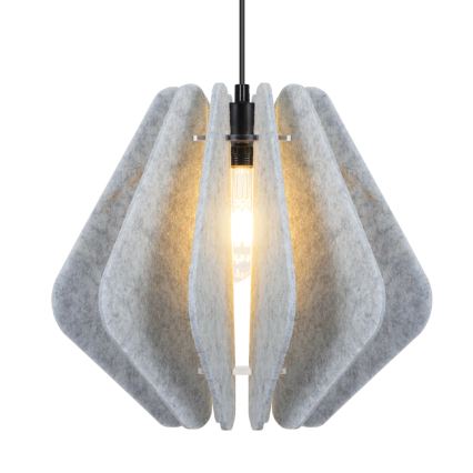 Pendelleuchte MARGARET, 1xE27/40W/230V, grau