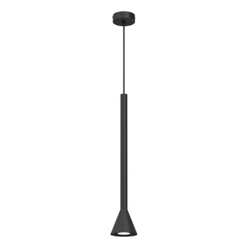 Pendelleuchte MAZZO mit Kabelaufhängung 1xGU10/8W/230V schwarz