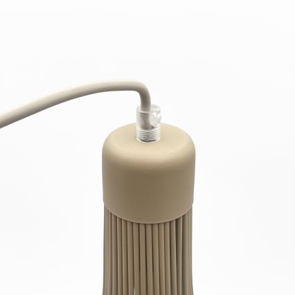 Pendelleuchte mit Kabel BALERINA 1xE27/15W/230V, beige