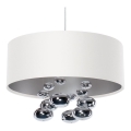 Pendelleuchte mit Kabel BUBBLE 1xE27/60W/230V, Durchmesser 50 cm, weiß