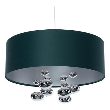 Pendelleuchte mit Kabel BUBBLE 1xE27/60W/230V Ø 40 cm grün
