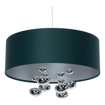 Pendelleuchte mit Kabel BUBBLE 1xE27/60W/230V, Ø 50 cm, grün