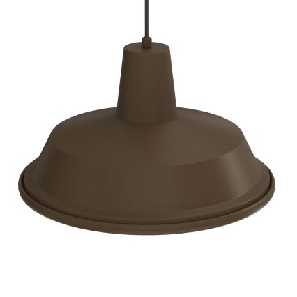Pendelleuchte mit Kabel CLASS 1xE27/15W/230V braun