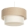 Pendelleuchte mit Kabel DUO 1xE27/60W/230V Ø 40 cm Beige/Creme