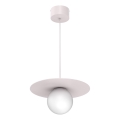 Pendelleuchte mit Kabel FLAT 1xE27/15W/230V cremefarben