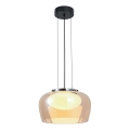 Pendelleuchte mit Kabel INSIEME 1xGX53/10W/230V Ø 35 cm rauchiges Beige