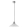 Pendelleuchte mit Kabel JULL 1xE27/15W/230V glänzender Chrom/transparent