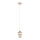 Pendelleuchte mit Kabel LARSO 1xE27/15W/230V weiß/beige