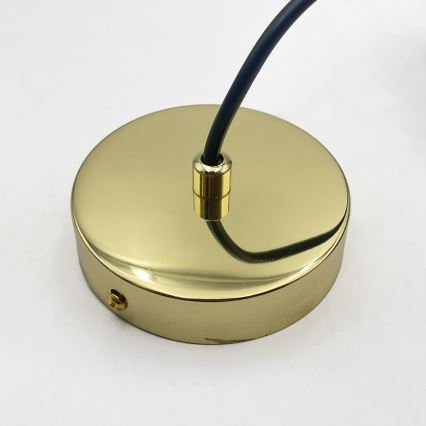 Pendelleuchte mit Kabel LIAH 1xE27/15W/230V gold/rauchbraun