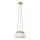 Pendelleuchte mit Kabel LOOMIS 3xE27/15W/230V 83 cm beige/Eiche
