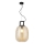Pendelleuchte mit Kabel LUCY 1xE27/40W/230V rauchbeige