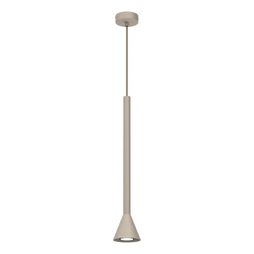 Pendelleuchte mit Kabel MAZZO 1xGU10/8W/230V beige
