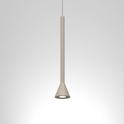 Pendelleuchte mit Kabel MAZZO 1xGU10/8W/230V beige