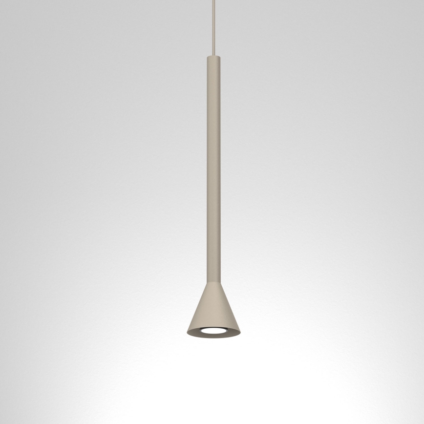 Pendelleuchte mit Kabel MAZZO 1xGU10/8W/230V beige