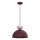 Pendelleuchte mit Kabel NEVIS 1xE27/15W/230V Ø 29 cm burgundrot