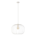 Pendelleuchte mit Kabel OVELLA 1xE27/15W/230V Ø 46 cm cremefarben