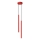 Pendelleuchte mit Kabel PASTELO 2xG9/8W/230V rot