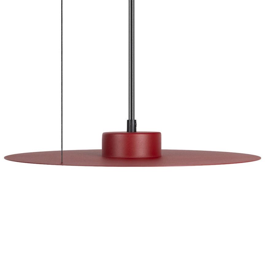 Pendelleuchte mit Kabel PIATTO 1xGX53/15W/230V Ø 35 cm weinrot