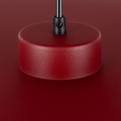 Pendelleuchte mit Kabel PIATTO 1xGX53/15W/230V Ø 35 cm weinrot
