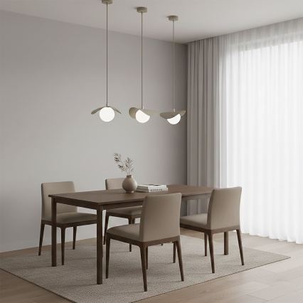 Pendelleuchte mit Kabel RITUAL 1xG9/8W/230V beige