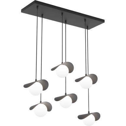 Pendelleuchte mit Kabel RITUAL 6xG9/8W/230V schwarz