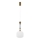 Pendelleuchte mit Kabel ROYAL 1xE27/15W/230V Gold/Weiß