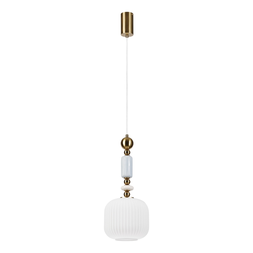 Pendelleuchte mit Kabel ROYAL 1xE27/15W/230V Gold/Weiß