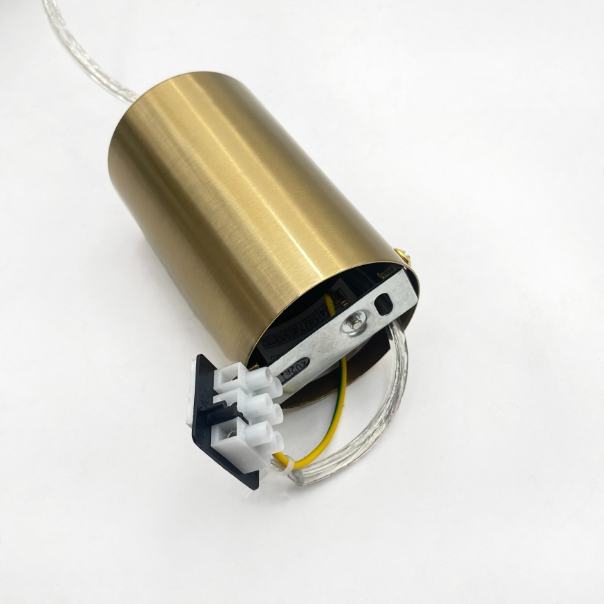Pendelleuchte mit Kabel ROYAL 1xE27/15W/230V Gold/Weiß