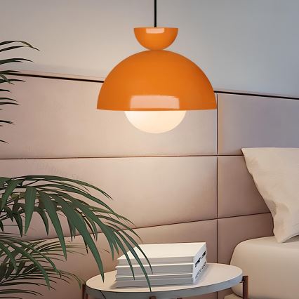 Pendelleuchte mit Kabel SALVA 1xE27/15W/230V orange