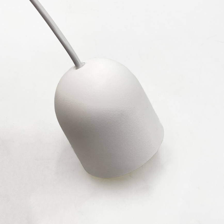 Pendelleuchte mit Kabel SIRJA PLISADO 1xE27/15W/230V Ø 35 cm weiß