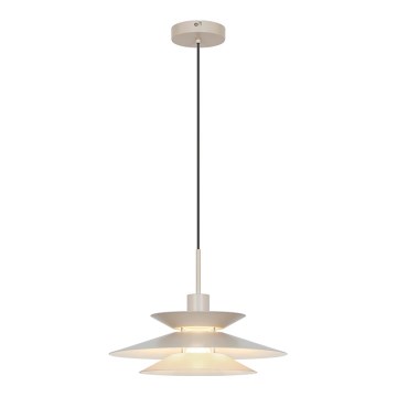 Pendelleuchte mit Kabel STEVI 1xE27/40W/230V beige