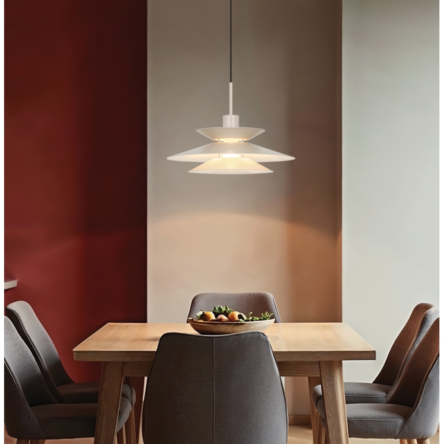 Pendelleuchte mit Kabel STEVI 1xE27/40W/230V beige