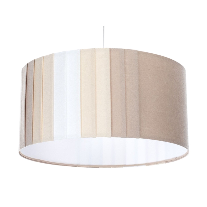 Pendelleuchte mit Kabel STRIPES 1xE27/60W/230V Ø 60 cm beige